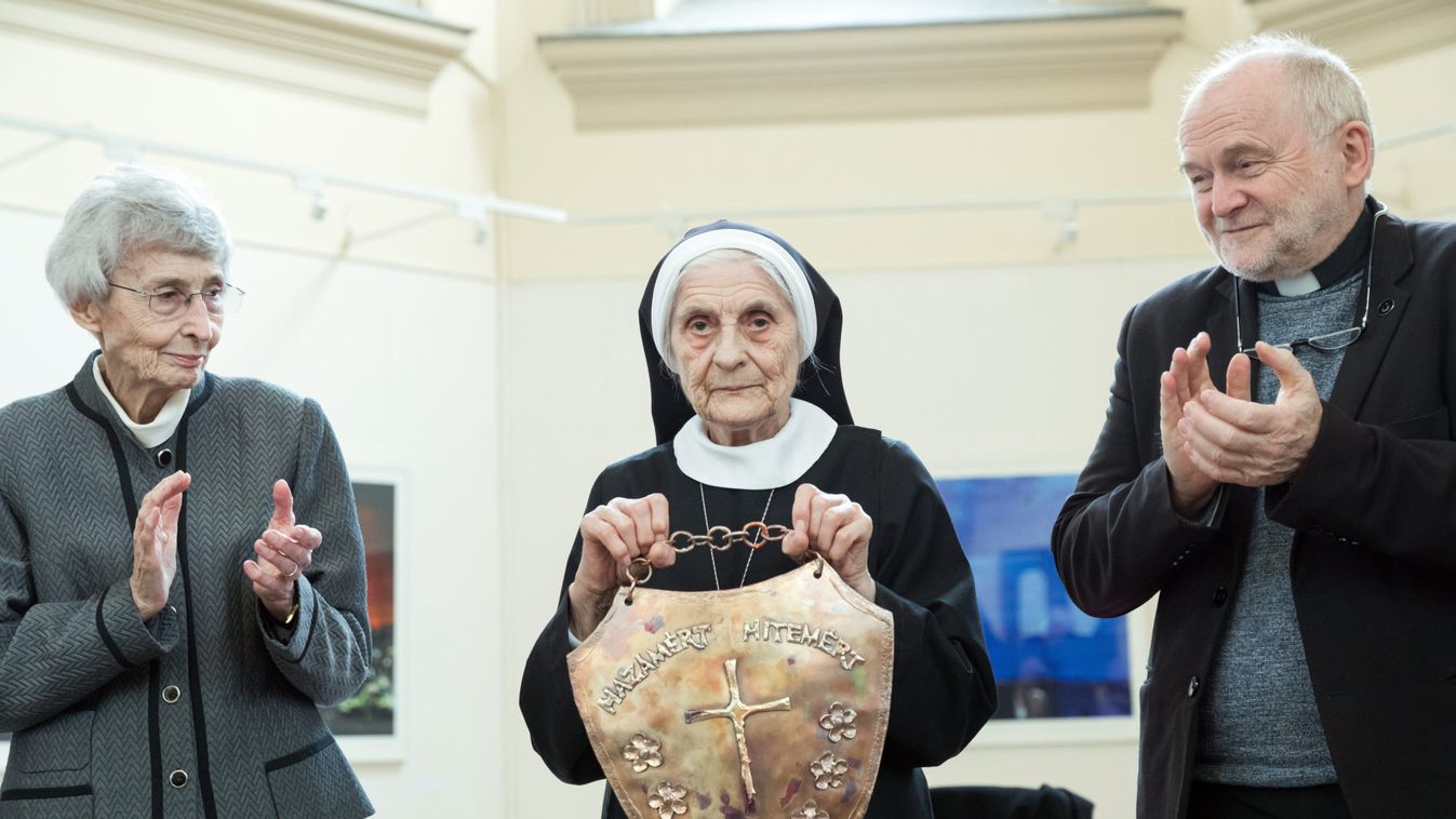 Imre Margit Ágota görögkatolikus szerzetes kapta a Hit pajzsa díjat