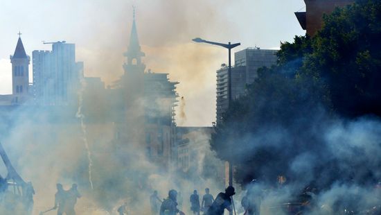 Halálos összecsapások Bejrút belvárosában
