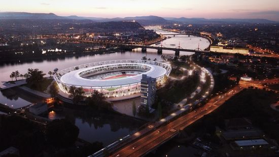 Elkezdődött a Budapesti Atlétikai Stadion építése
