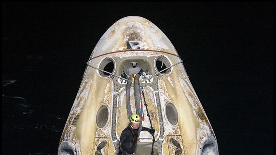 Megérkezett a Földre a SpaceX űrhajója