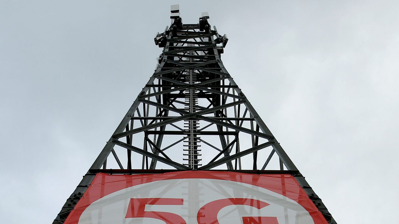 A mobile phone mast with 5G technology