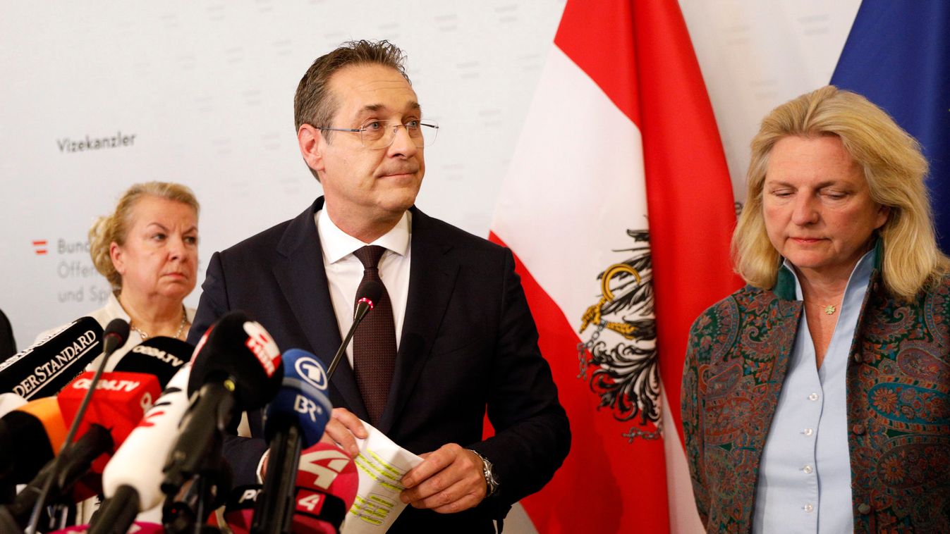 Austrian Vice-Chancellor Strache steps down
