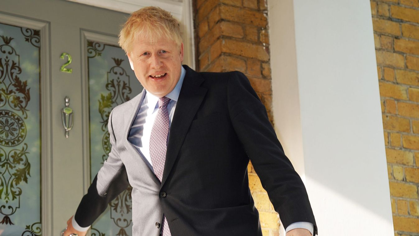 Conservative party leadership candidate Boris Johnson