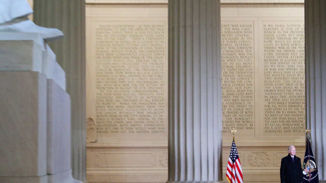 "Celebrating America" event at Lincoln Memorial following Joe Biden's inauguration as the 46th President of the United States