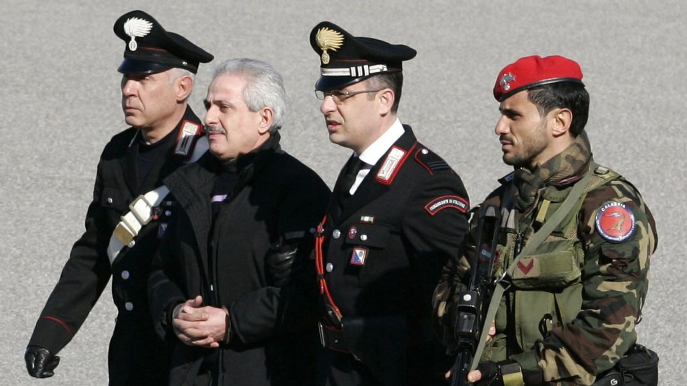 Pasquale Condello maffiavezér letartóztatása 2008-ban