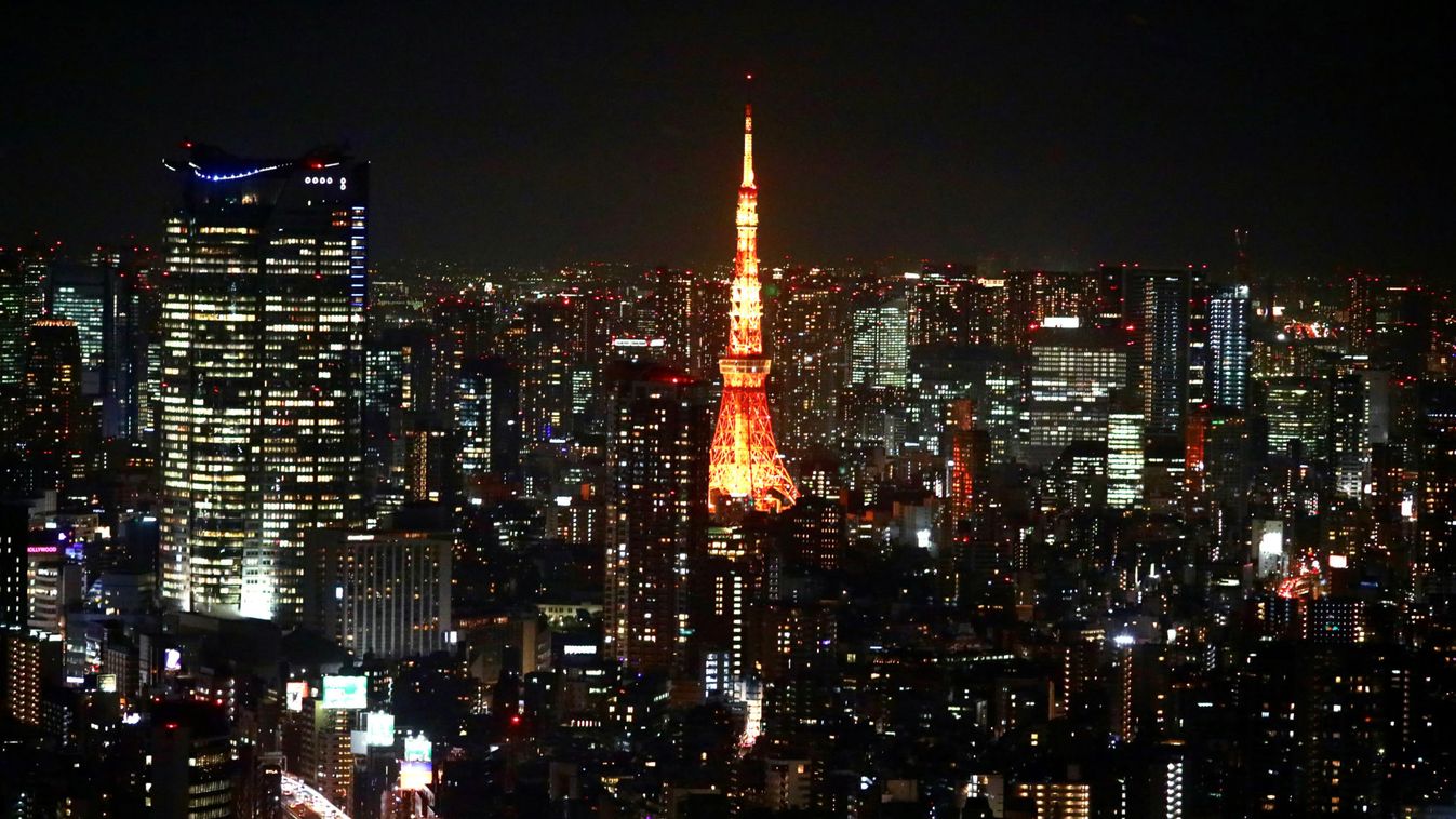 A general view with Tokyo Tower is pictured in Tokyo