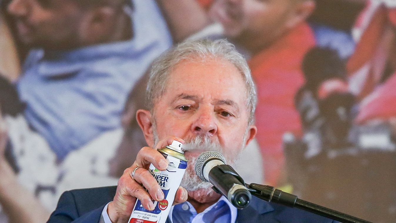 Lula Da Silva Gives Press Conference After Convictions Against Him Annulled