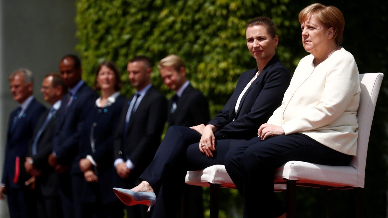 German Chancellor Merkel receives Denmark's Prime Minister Frederiksen in Berlin