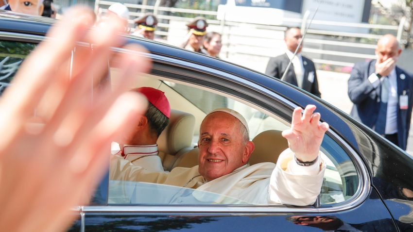 Ferenc pápa: A világ békéje nem alapulhat félelmen és bizalmatlanságon