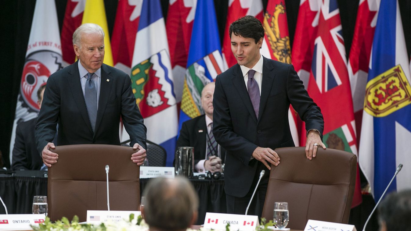 Vice President Joe Biden Meets With Canadian Prime Minister Justin Trudeau