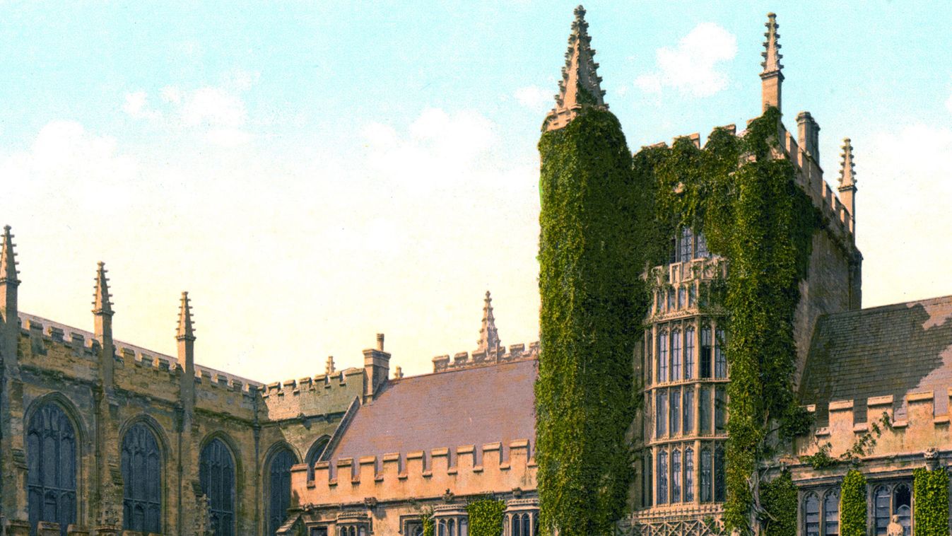 Magdalen College, Founder's Tower and Cloisters, Oxford, England
