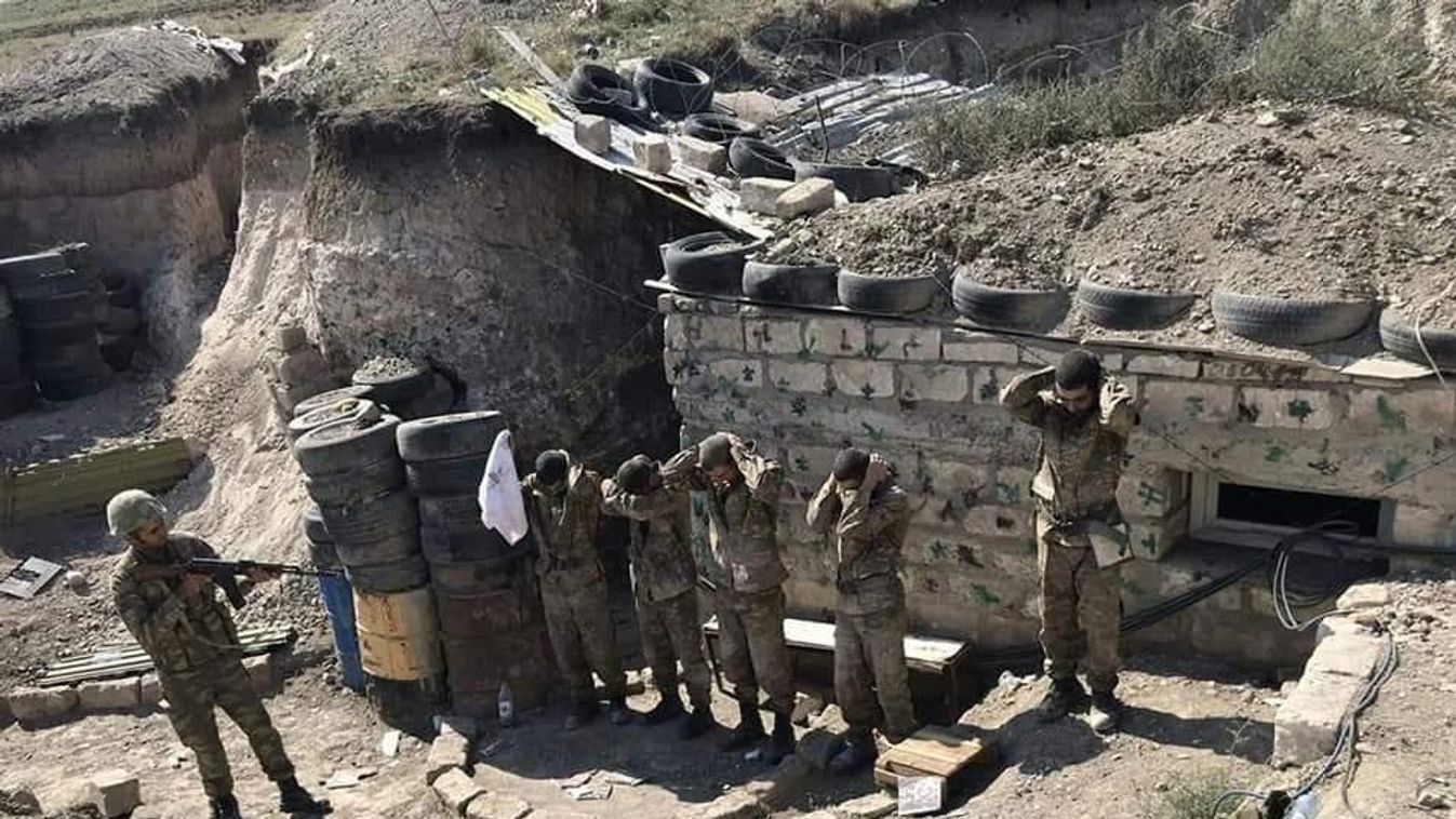 Armenian soldiers surrender in Azerbaijan