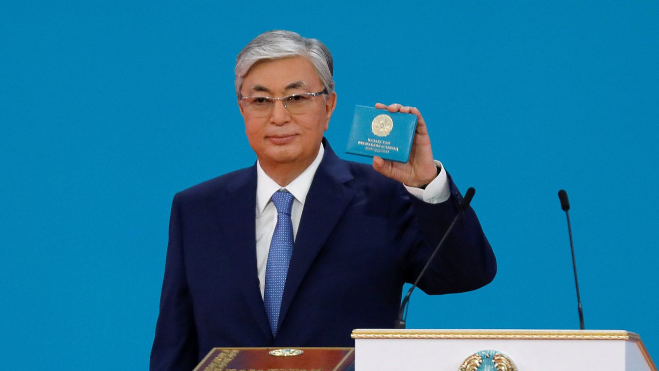 Kazakhstan's President Tokayev attends his inauguration ceremony in Nur-Sultan