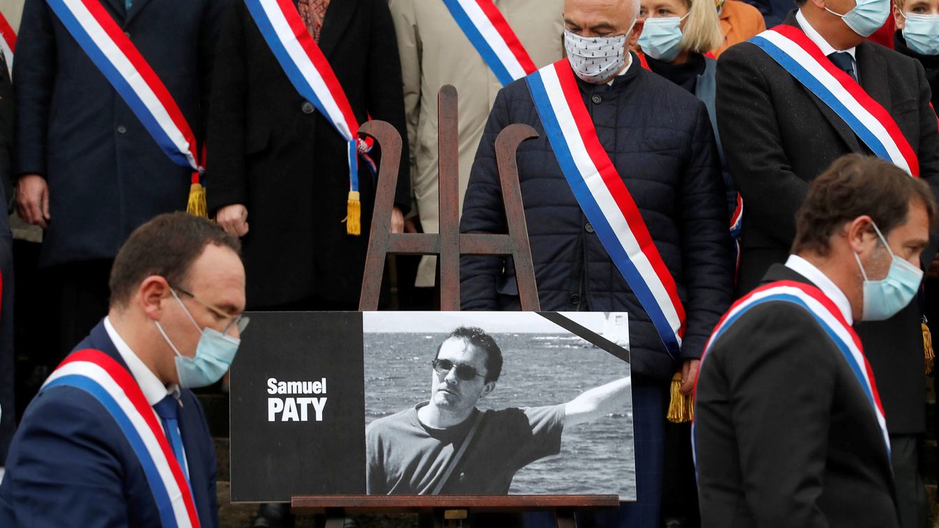 French MPs pay tribute to beheaded teacher Samuel Paty in Paris