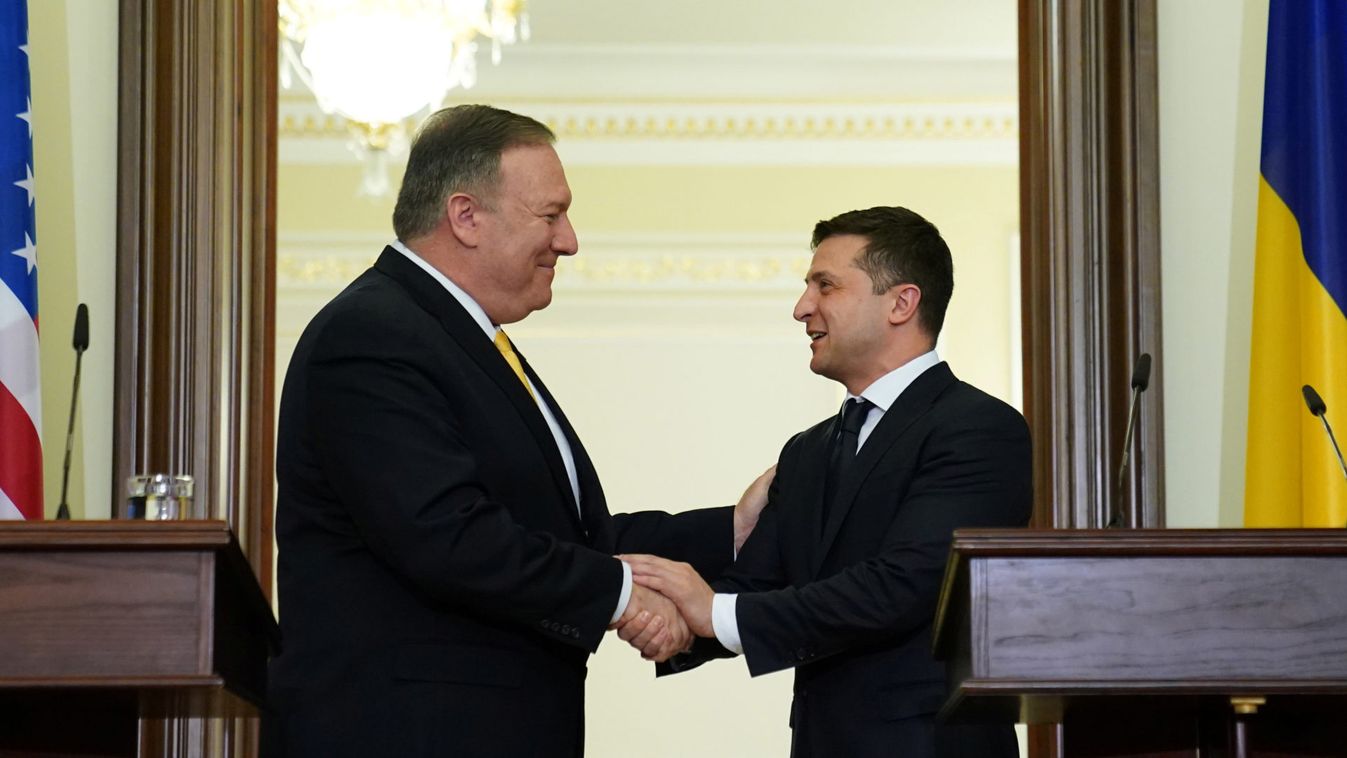 U.S. Secretary of State Pompeo meet in Kyiv, Ukraine