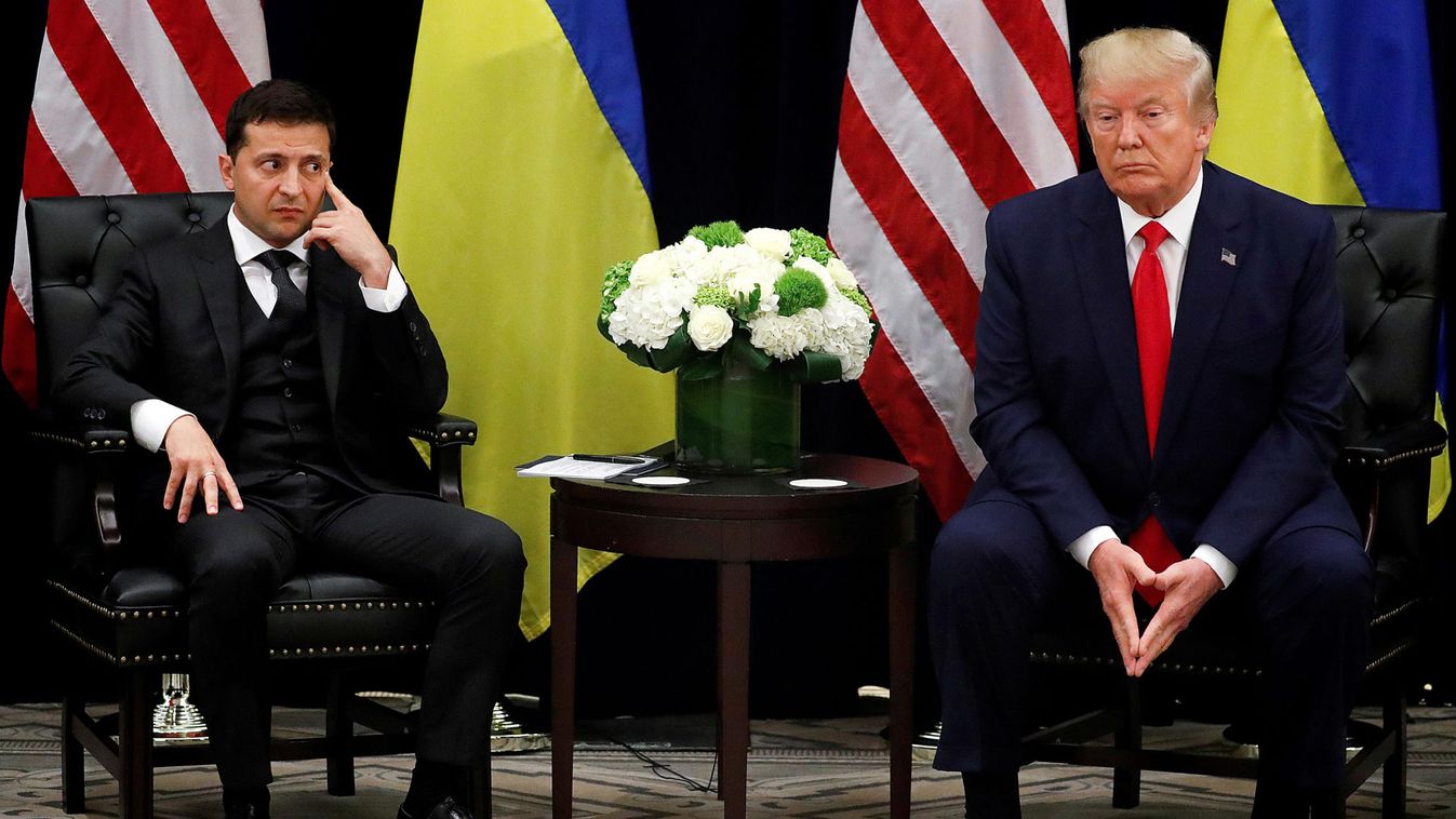 U.S. President Trump meets with Ukraine's President Zelenskiy in New York City, New York