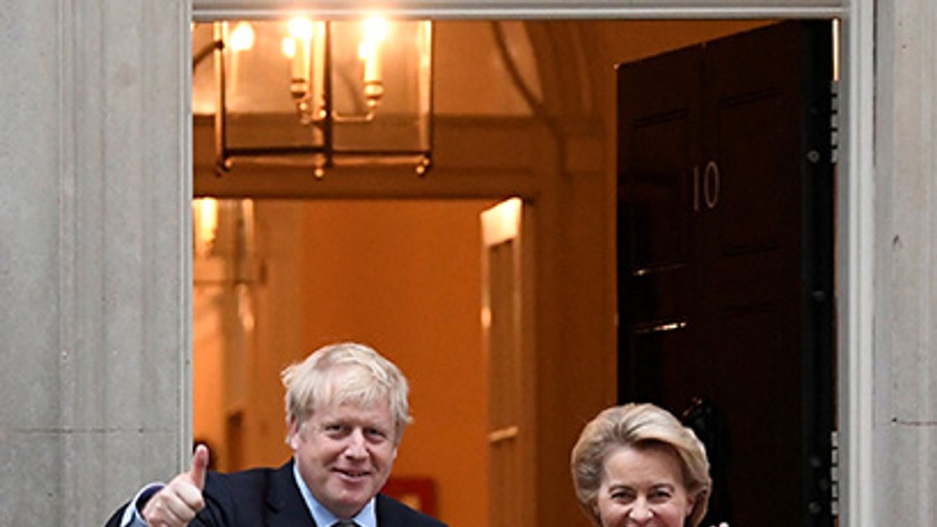 Britain's PM Johnson meets European Commission President von der Leyen in London