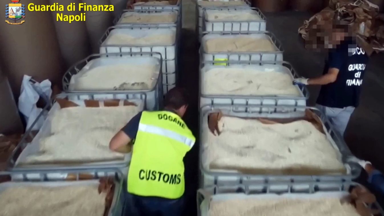 Italian police seizes world record 14-ton haul of amphetamines made by the ISIS group in Syria