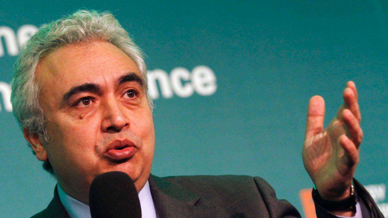 Chief Economist of International Energy Agency Fatih Birol speaks during a question and answer session at the Oil & Money conference in London