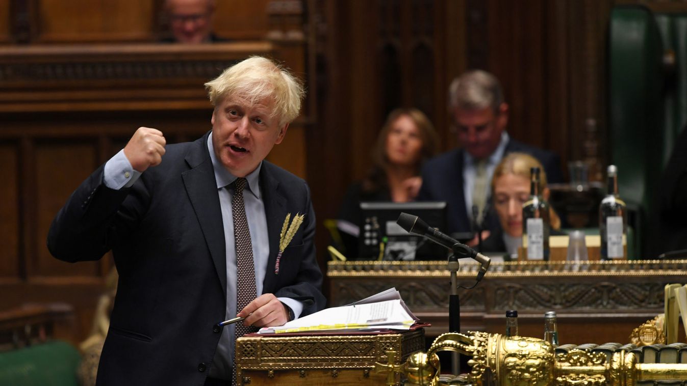 Britain's PM Johnson attends question period at House of Commons in London