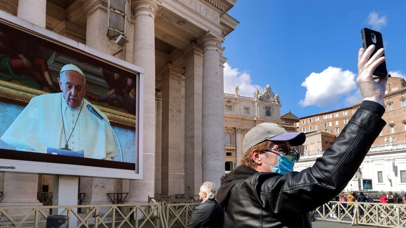 Pope Francis leads Angelus prayer through livestream due to coronavirus