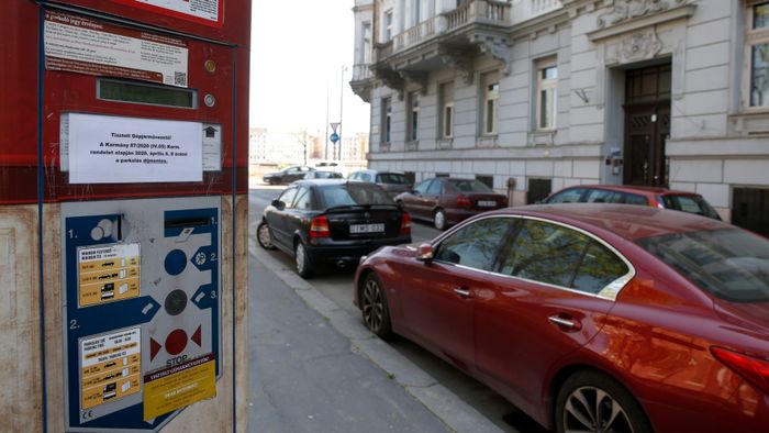 20200406 Budapest parkolás illusztráció Magyar Nemzet fotó:Mirkó István