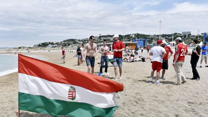 EURO-2016 – Magyar szurkolók Marseille-ben