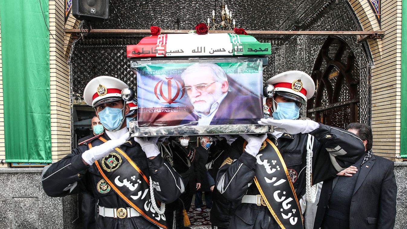 Funeral ceremony of Iranian Nuclear Scientist Mohsen Fakhrizadeh Mahabadi