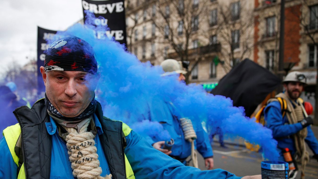 Nationwide day of strike and protests against French government pensions reform bill