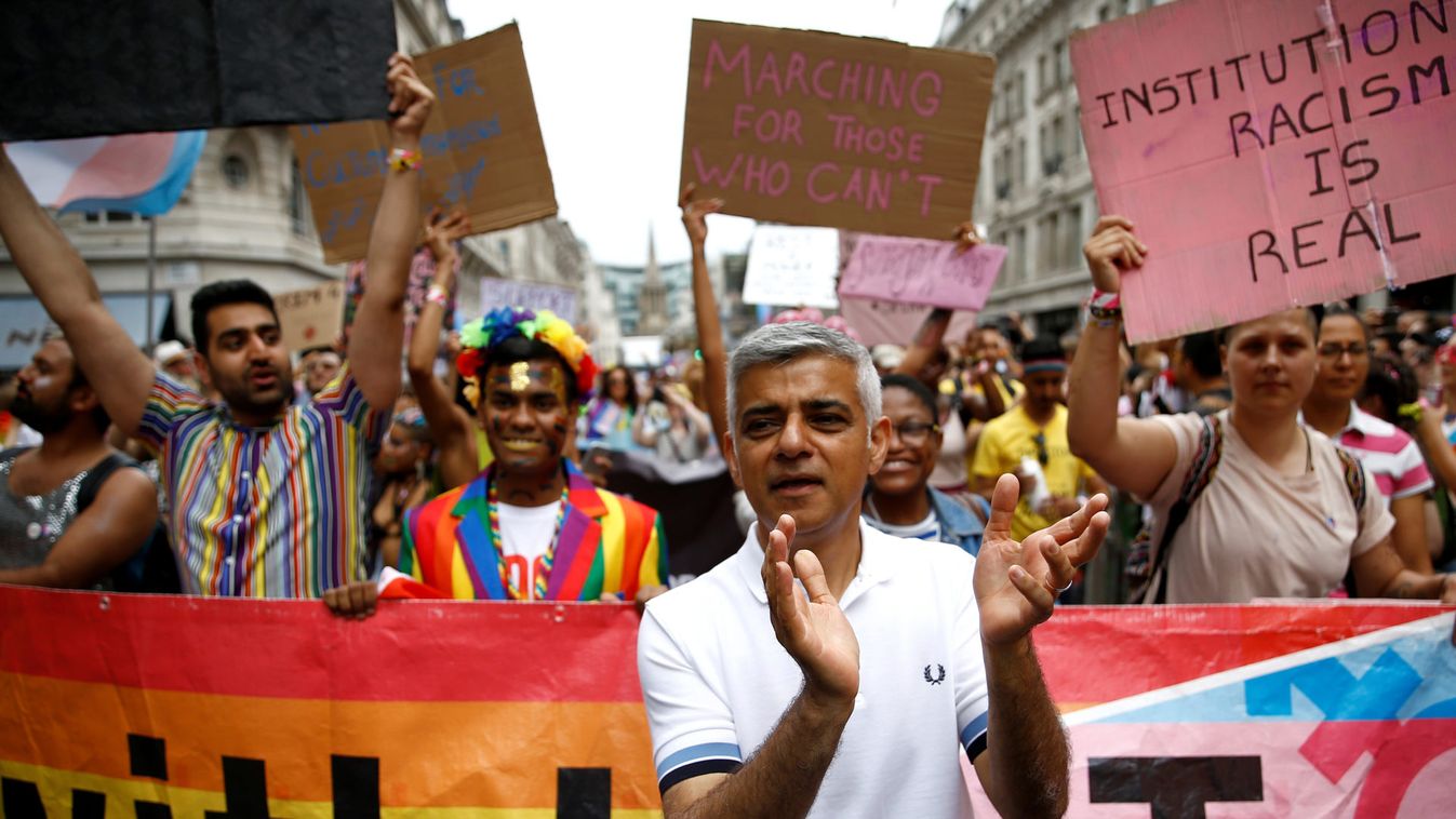 Annual Pride in London parade, in London