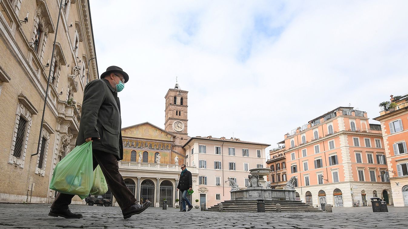 Day four of Italy's nationwide coronavirus lockdown, in Rome