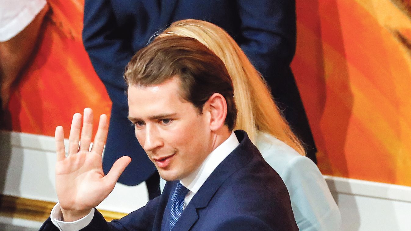 Austrian Chancellor Sebastian Kurz attends a session of the Parliament in Vienna