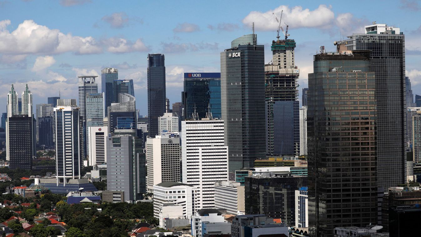 A general view shows the business district in the capital of Jakarta