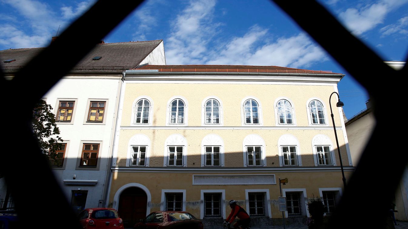The house of in which Adolf Hitler was born is seen in Braunau am Inn