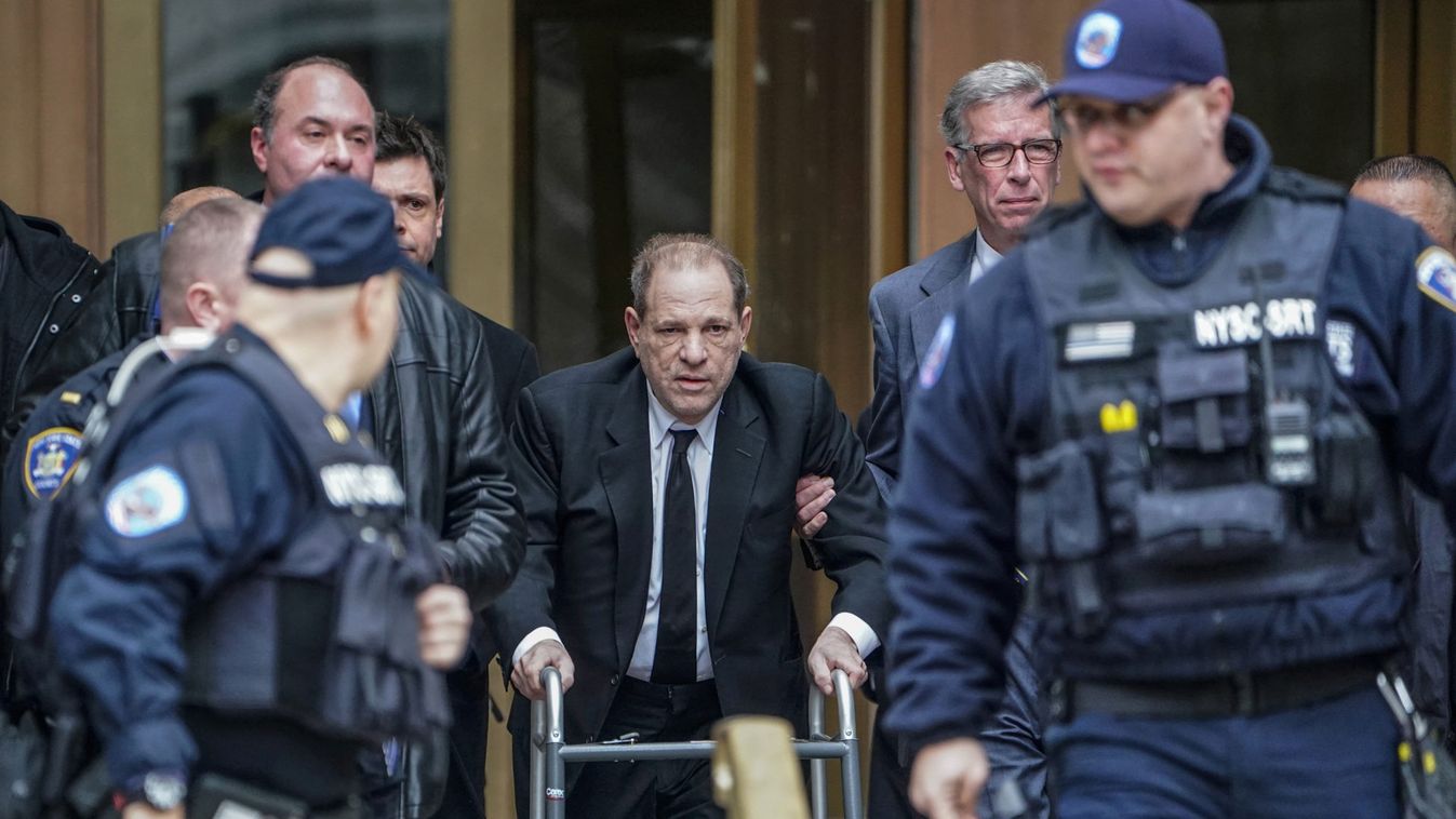 Film producer Harvey Weinstein departs Criminal Court on first day of sexual assault trial in New York
