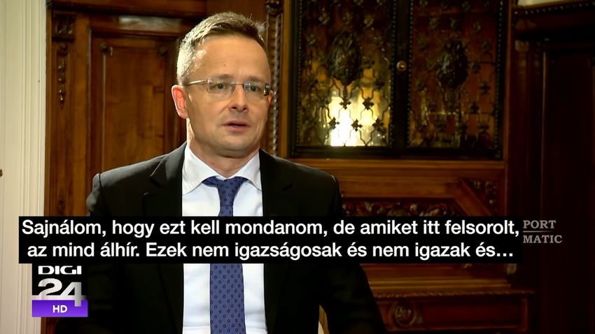 Szijjártó Péter: Európában hazudnak a magyar sajtószabadságról