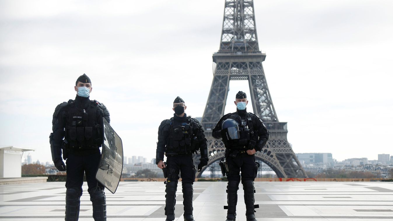 Protests in France over proposed curbs on identifying police, in Paris