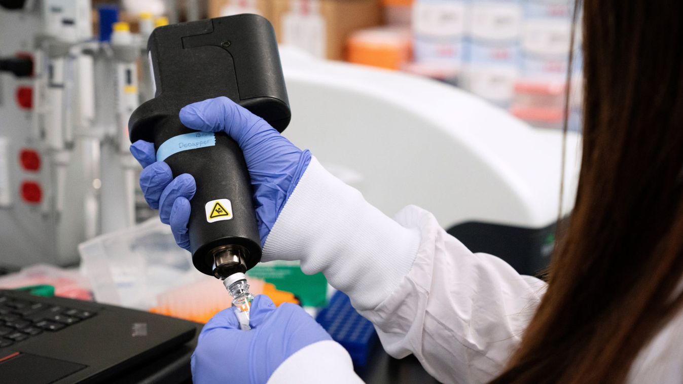 A scientist at RNA medicines company Arcturus Therapeutics research a vaccine for the novel coronavirus (COVID-19) at a laboratory in San Diego
