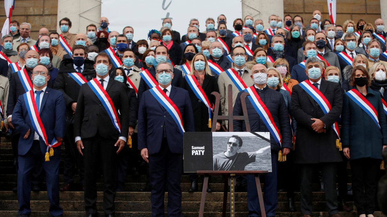 French MPs pay tribute to beheaded teacher Samuel Paty in Paris