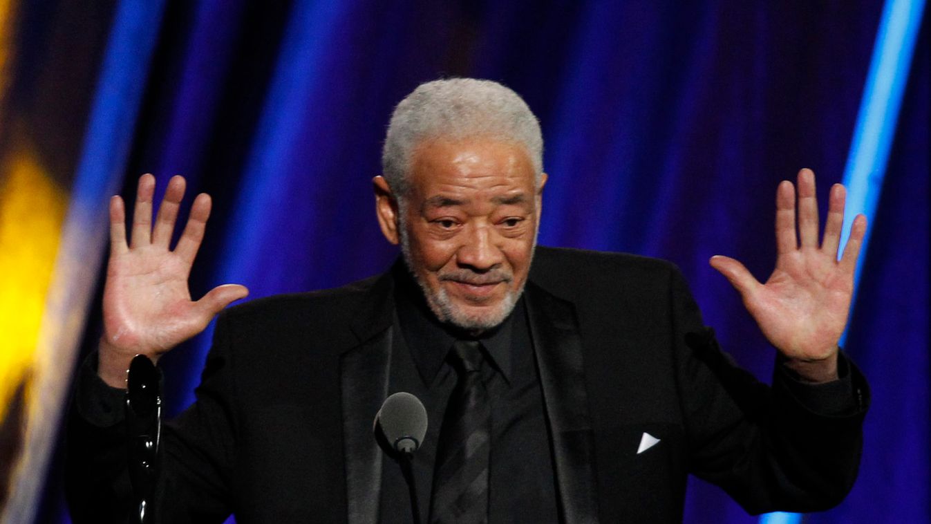 Musician Bill Withers speaks as he is inducted during the 2015 Rock and Roll Hall of Fame Induction Ceremony in Cleveland