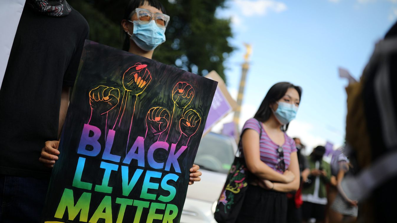 Black Lives Matter demonstration in Berlin