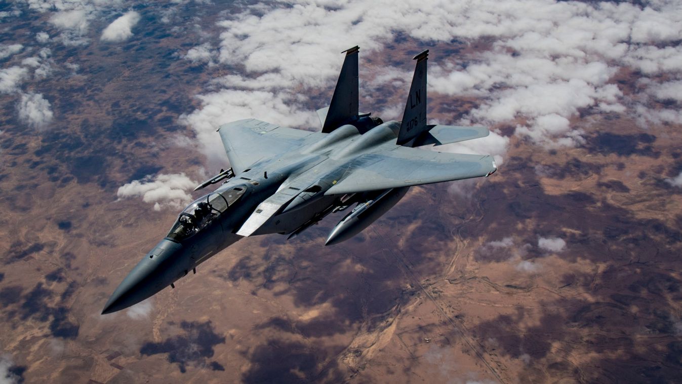 F-15 Strike Eagles remain in Syria during US forces drawdown