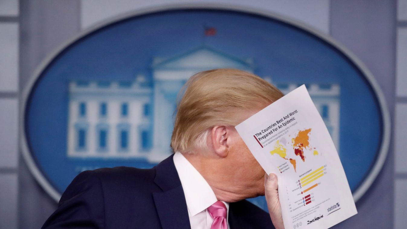 U.S. President Trump holds news conference on the coronavirus outbreak at the White House in Washington