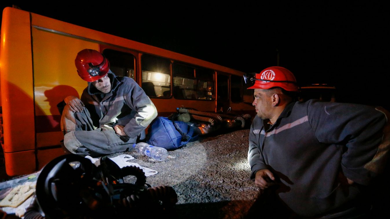 An explosion in the coal mine on the pro-Russian militants controlled territory