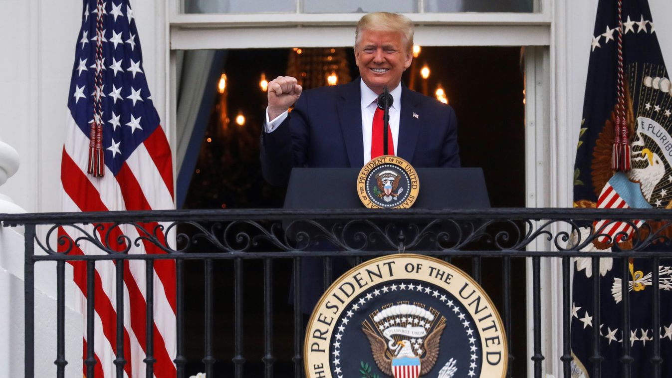 U.S. President Trump hosts ceremony honoring veterans at the White House in Washington