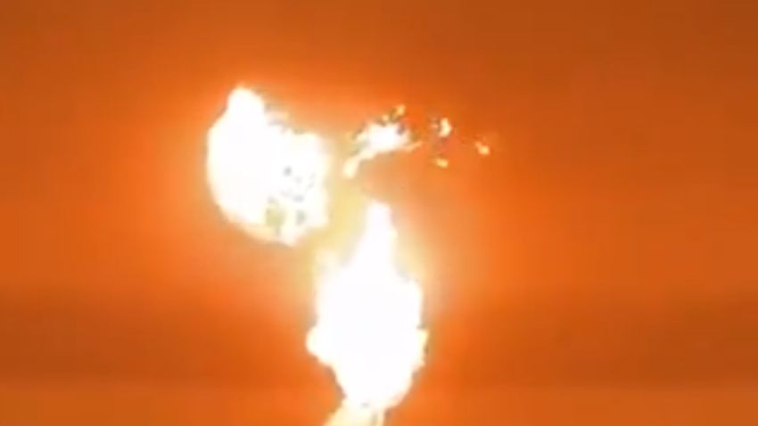 Robbanás történt és tűz ütött ki egy Kaszpi-tengeri gázmező közelében + videó