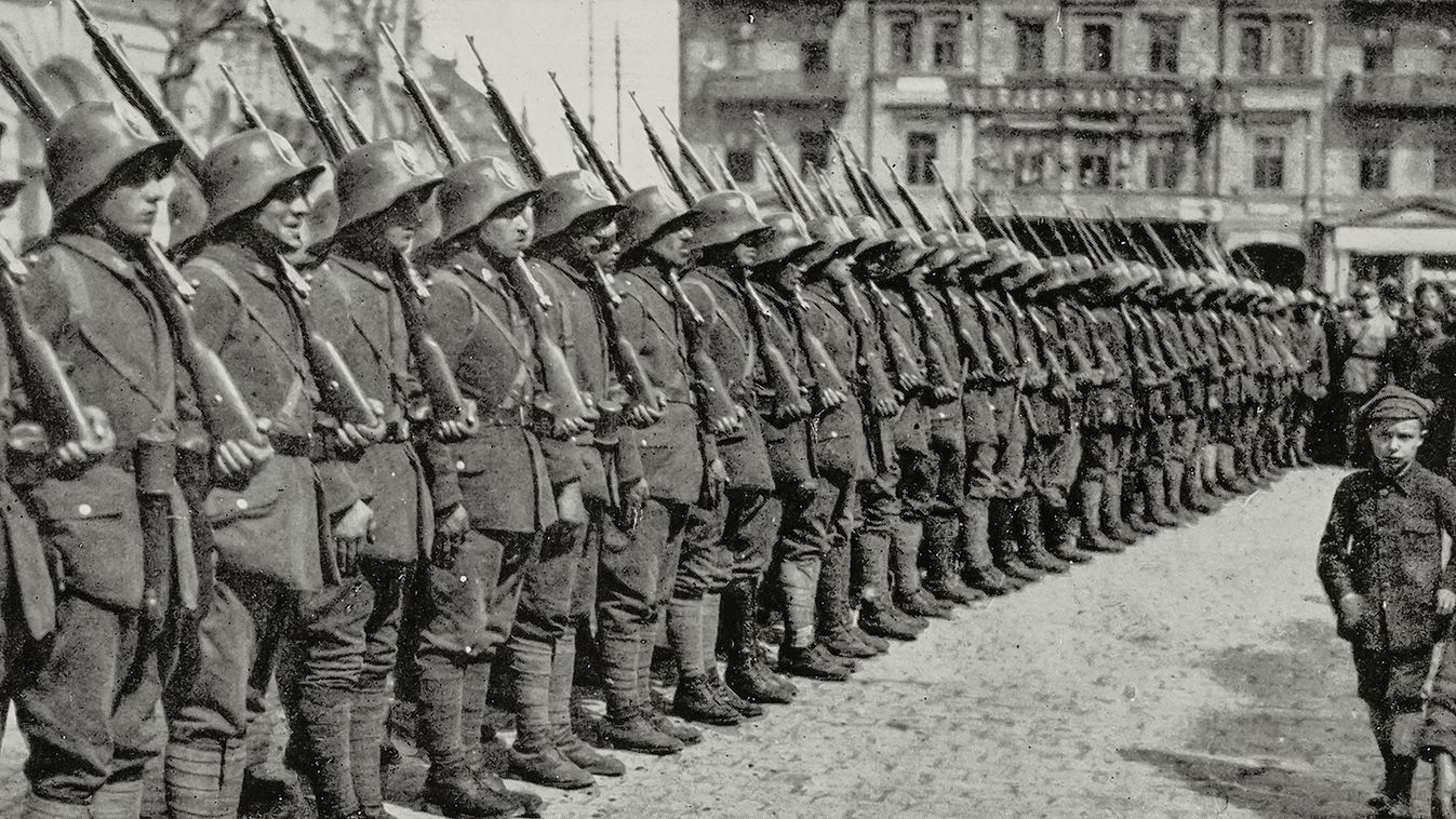 Troops of Posen division of Polish Army