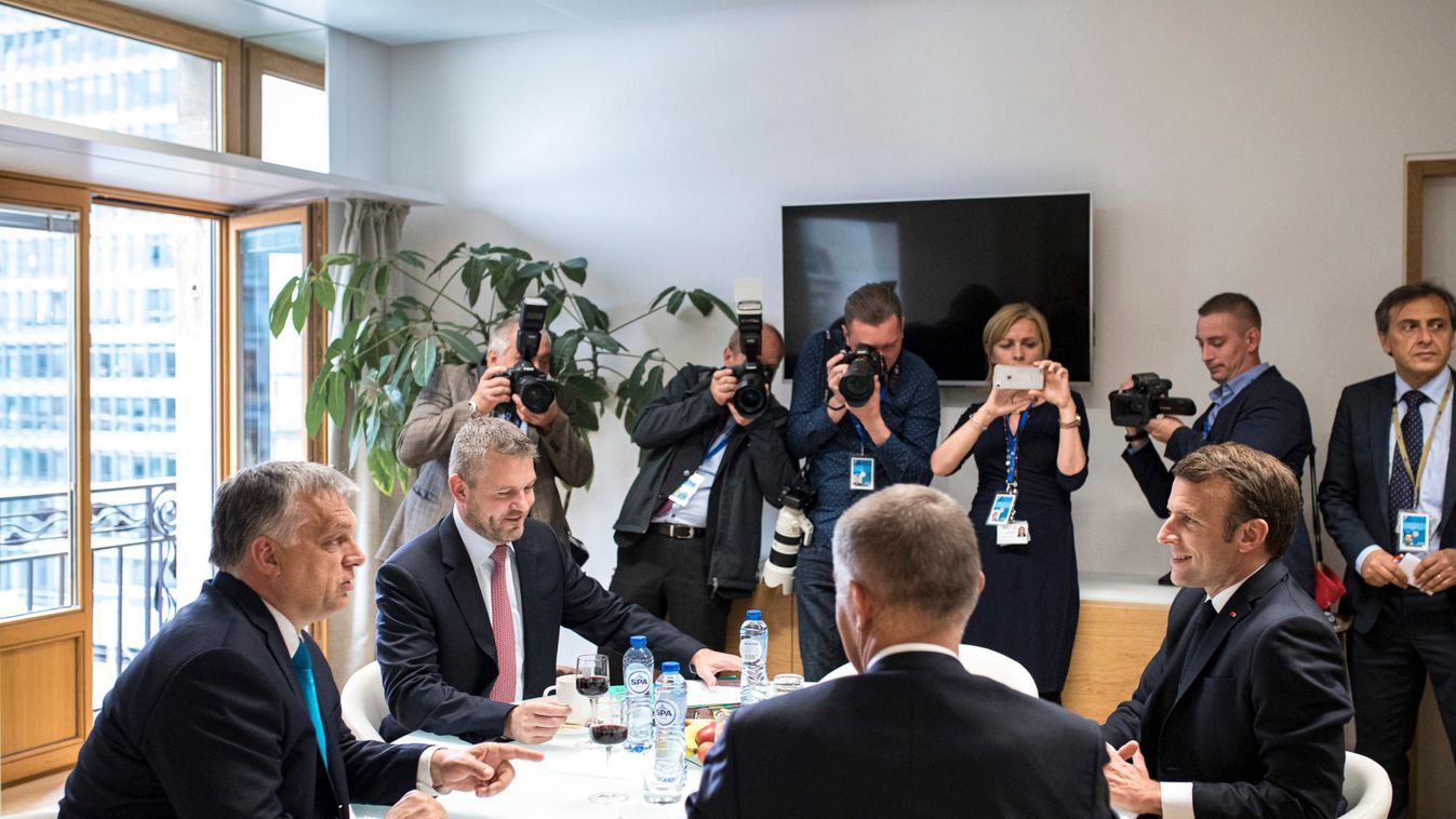 MACRON, Emmanuel; PELLEGRINI, Peter; ORBÁN Viktor; BABIS, Andrej