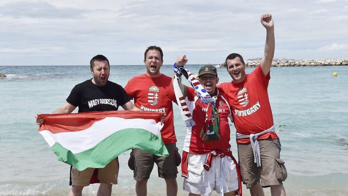 EURO-2016 – Magyar szurkolók Marseille-ben