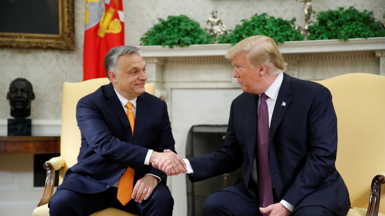 U.S. President Trump meets with Hungary's Prime Minister Orban at the White House in Washington